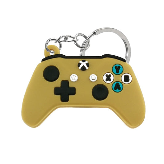 Controller PVC 'Khaki & Black' Keyring Rubber Keychain